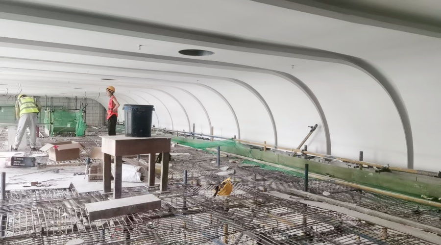 飾紀上品GRG廠家深圳機場空港培訓大樓GRG吊頂工程