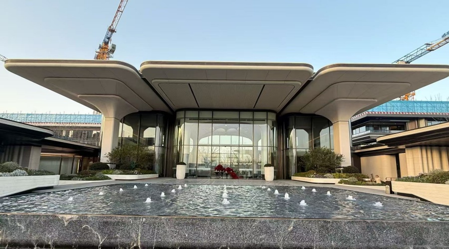 合肥售樓部UHPC柱子幕墻造型 合肥售樓部UHPC柱子幕墻造型